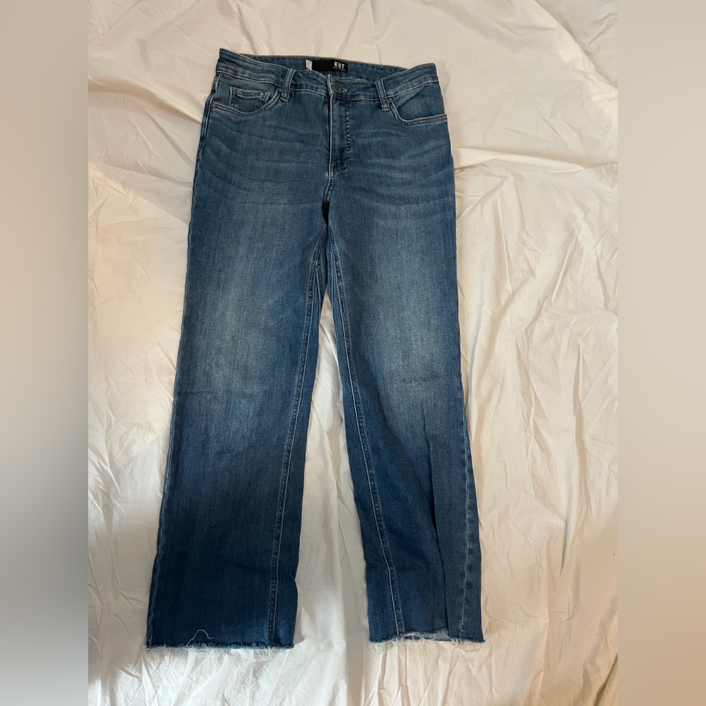 Kut from the Kloth Dark Blue Straight Leg Jeans